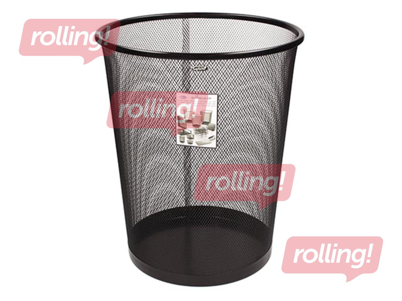 Papīrgrozs Grand, metāla, melns, 12l