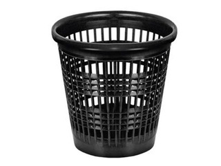 Papīrgrozs Forofis, plastikāta, melns, 10l