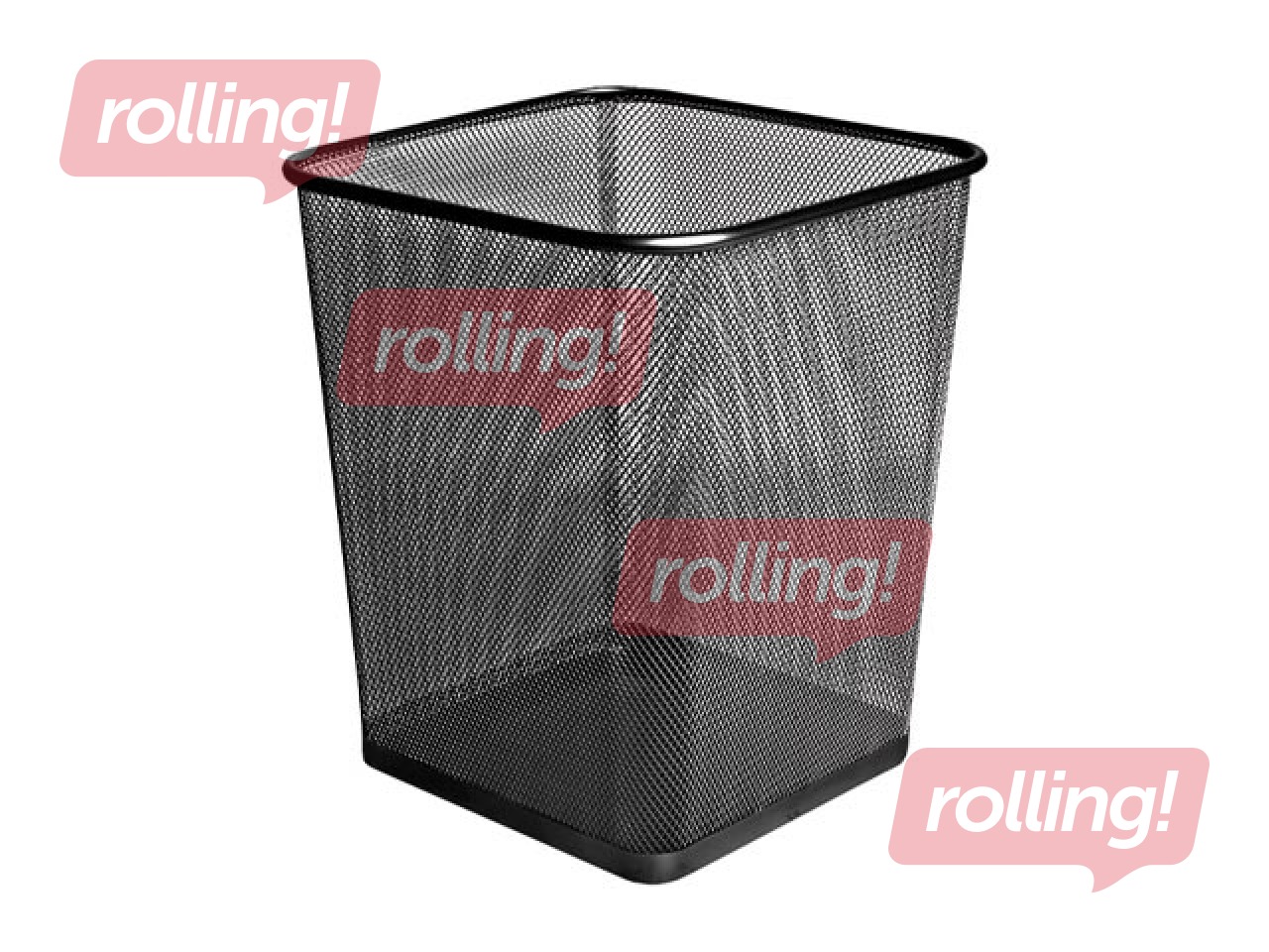 Paberikorv Forofis, metallist, must, 25l