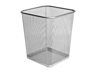 Waste bin Forofis, metal, silver, 25l
