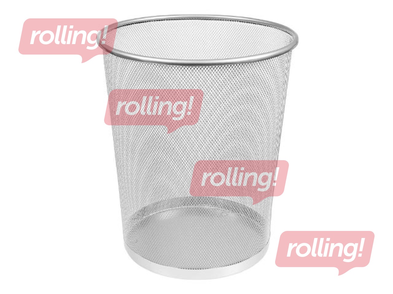 Waste bin MemoBe, metal, silver, 19l