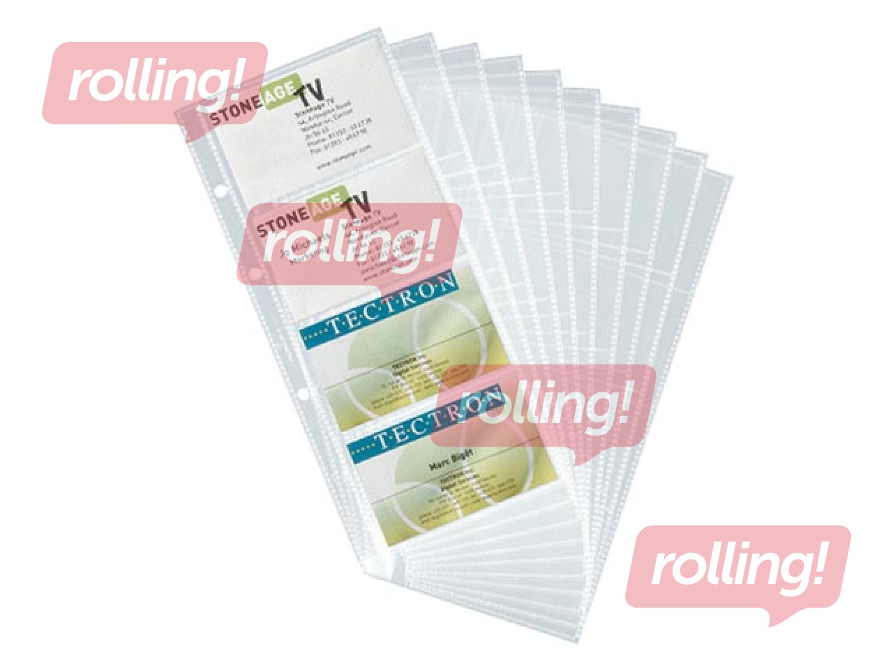 Visiitkaardi kaante lisataskud Durable, 60x90mm, 10 tk.