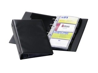 Visiitkaardi album Durable Visifix, 96 kaardile, must