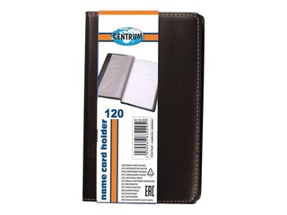 Business card folder Centrum for 120 cards, black