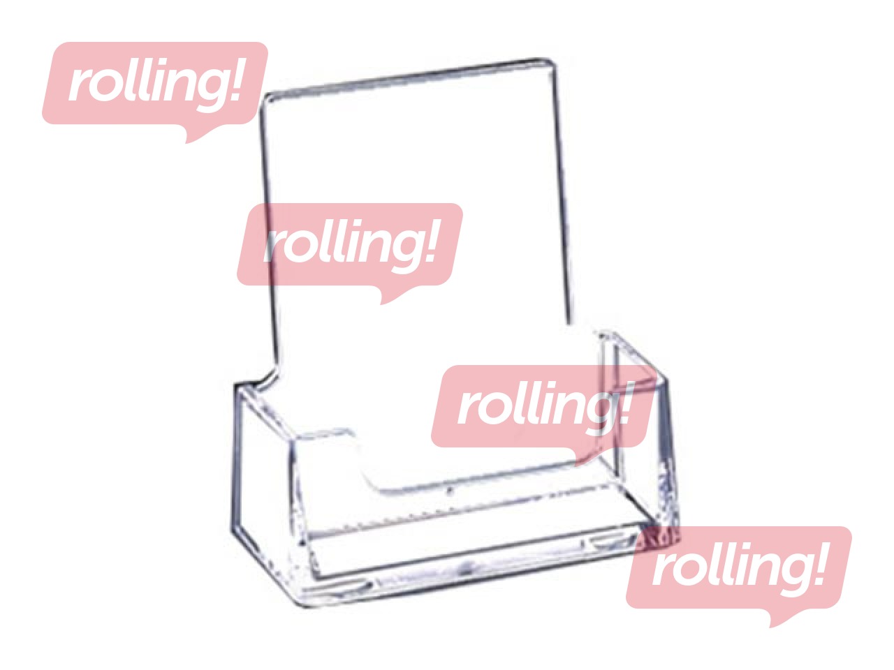 Business card rack, vertical, 59x19mm