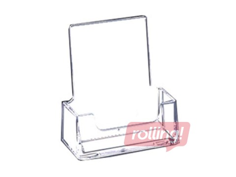 Vizītkaršu turētājs, vertikāls, 59x19mm