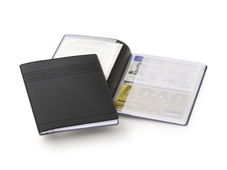Футляр Durable для пропусков и пластиковых карт, антрацит
