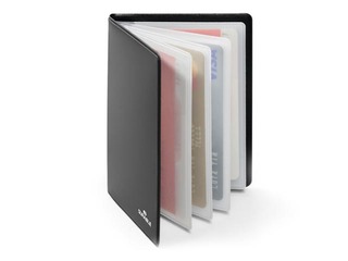 Credit card wallet Durable, RFID secure, charcoal