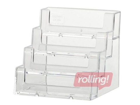 4 sektsiooniga visiitkaardi hoidja