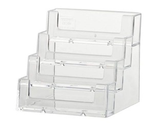 Vizītkaršu turētājs ar 4 sadalījumiem