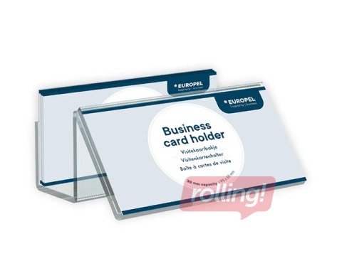 Business Card Holder Europel, transparent