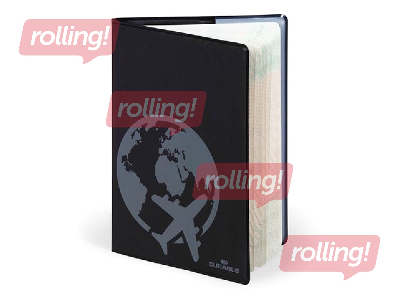 Pases vāciņi RFID SECURE, melni, 189x129mm