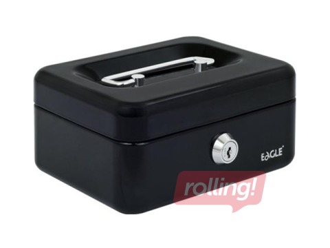 Сейф для денег Eagle 8878XS, металлический, чёрный