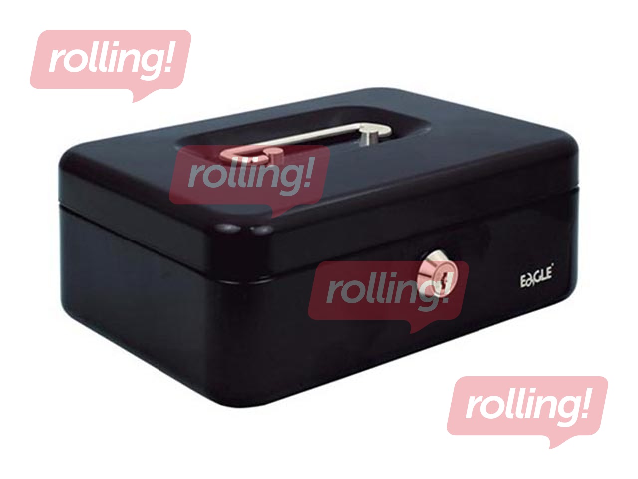 Rahakassa 8878S Eagle, metall, must