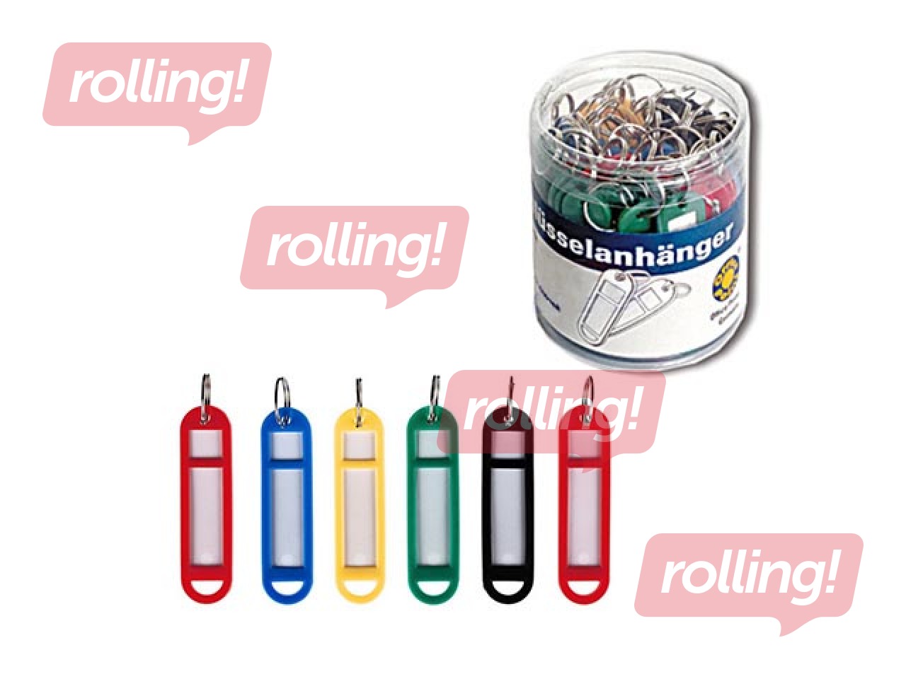 Võtmehoidjad Office Point, assortii, 50 tk.