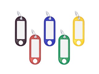 Plastic Key-ring Argo, yellow