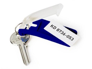 Key clip Durable, dark blue, 6 pcs.
