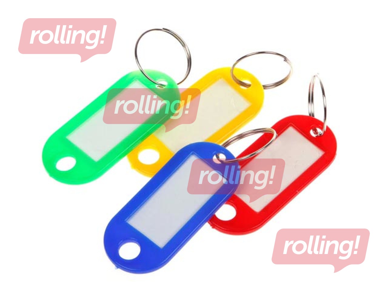 Брелки для ключей Forpus, разноцветные, 12 шт.