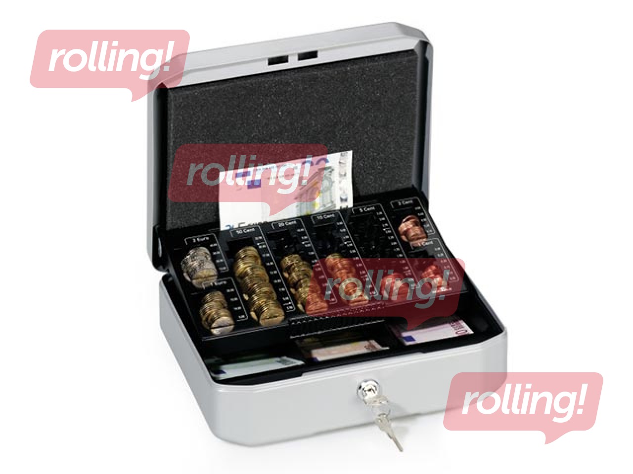 Metal cash box Durable €UROBOXX S
