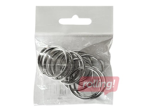 Keychain ring, 30mm, 10 pcs.