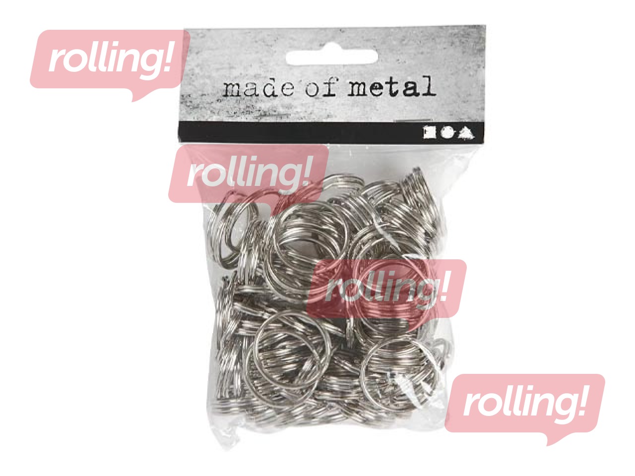 Key ring, 25mm, 100 pcs.