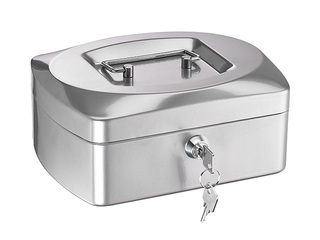 Касса Alco, металлическая, серебристая, 205x85x160мм