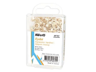 Eyelet, copper, 4.8x3.2mm, 250 pcs.