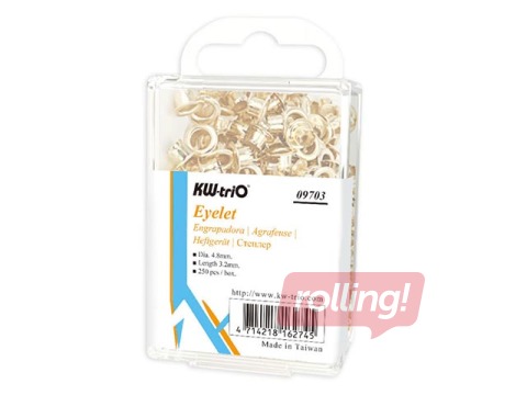 Needid, kuldne, 4.8x5.2mm, 250 tk.