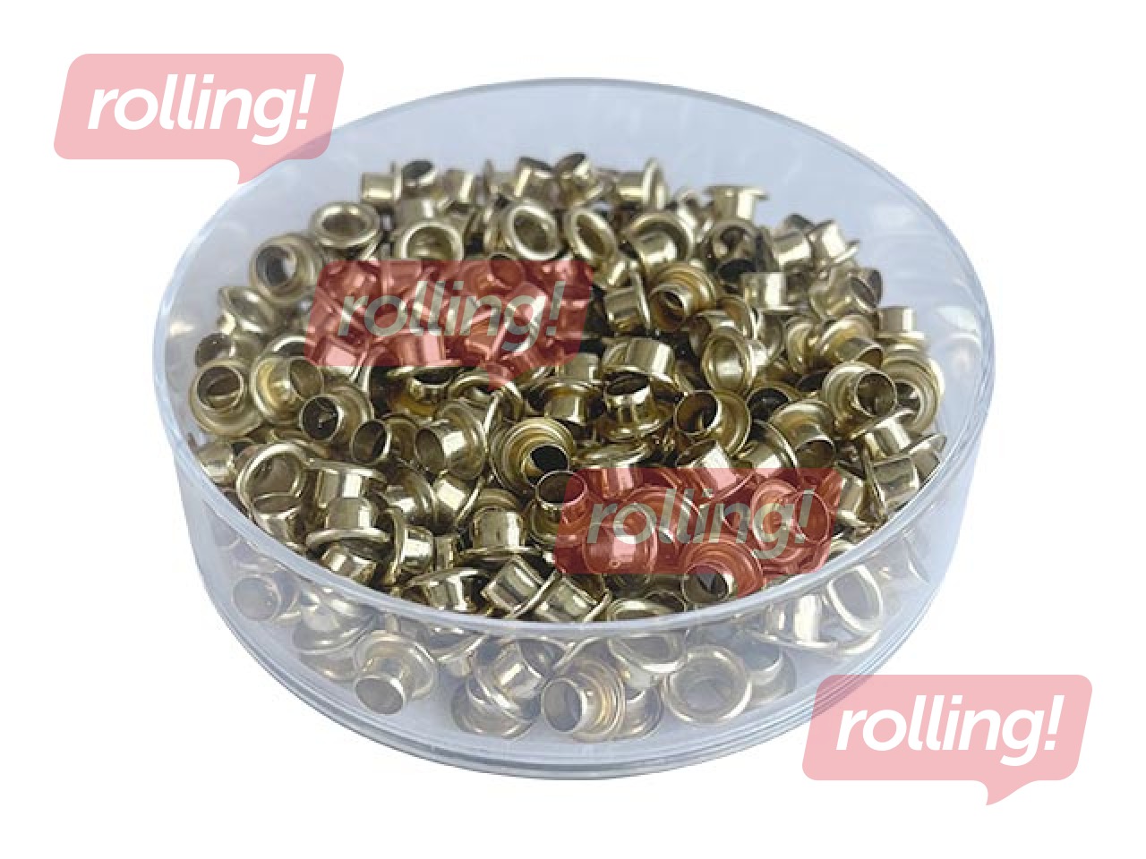 Eyelet Osiris, copper, 4.8x4.6mm, 250 pcs.