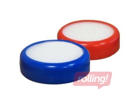 Подушечка для увлажнения пальцев, из поролона, диам 8.3cm