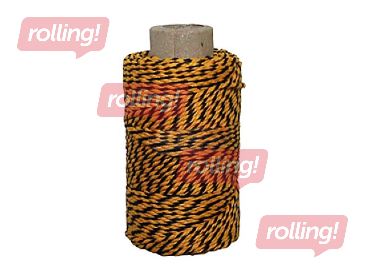 Köitenöör, kollane/must, 35m