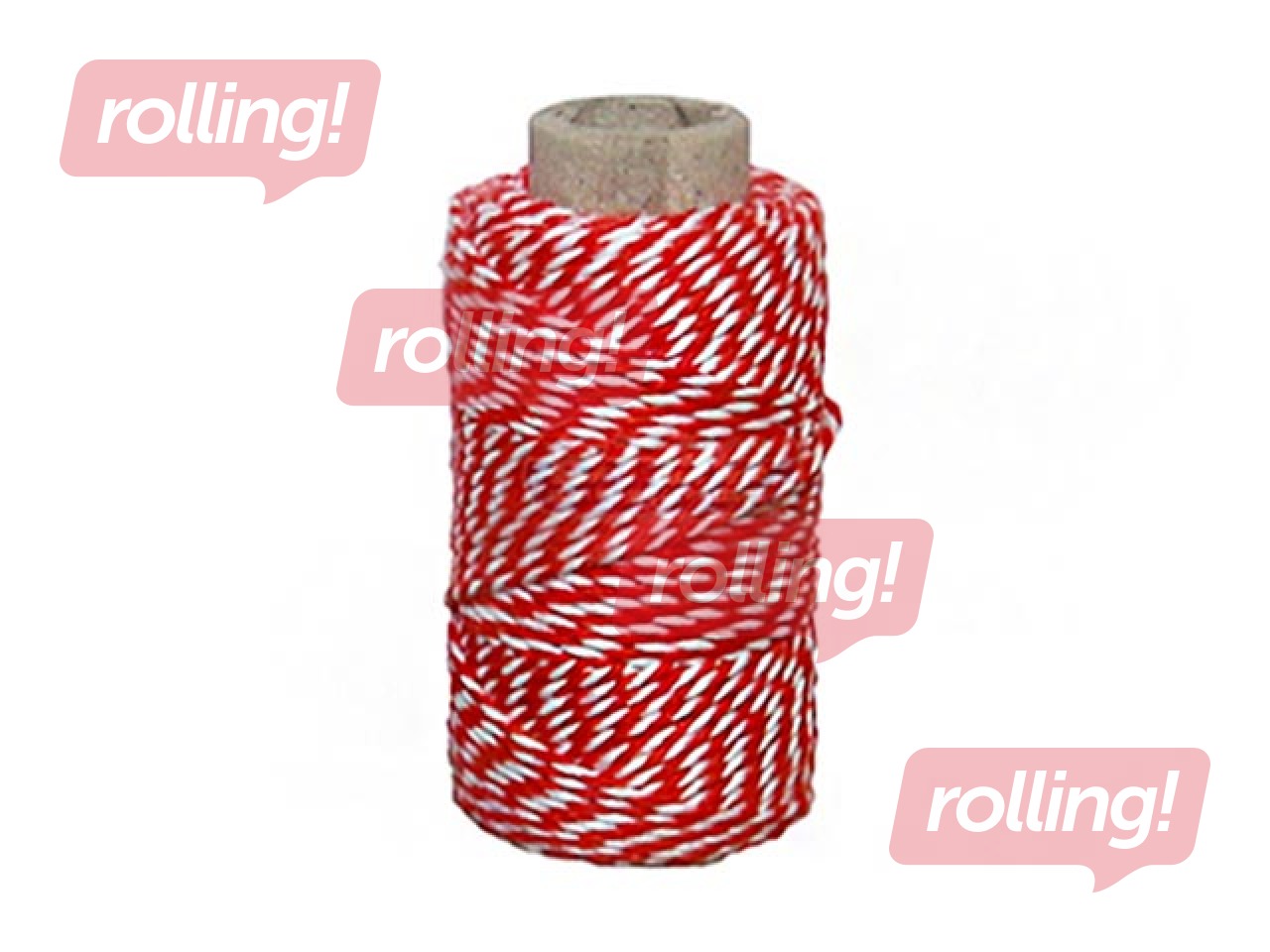 Notaries cotoon, red/white, 35m