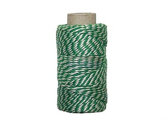 Köitenöör, roheline/valge, 35m