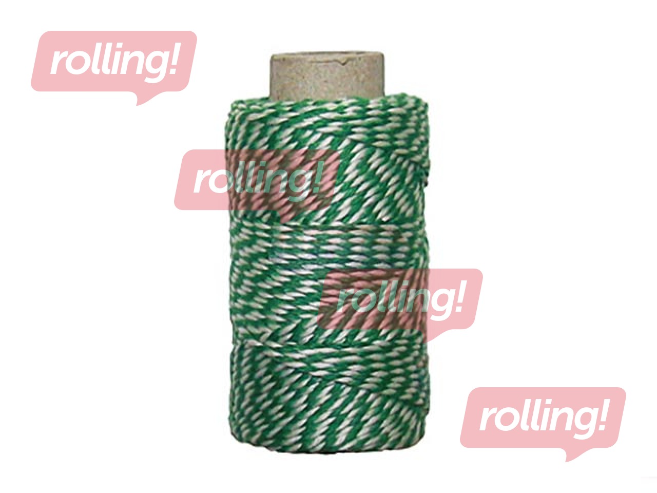Köitenöör, roheline/valge, 35m