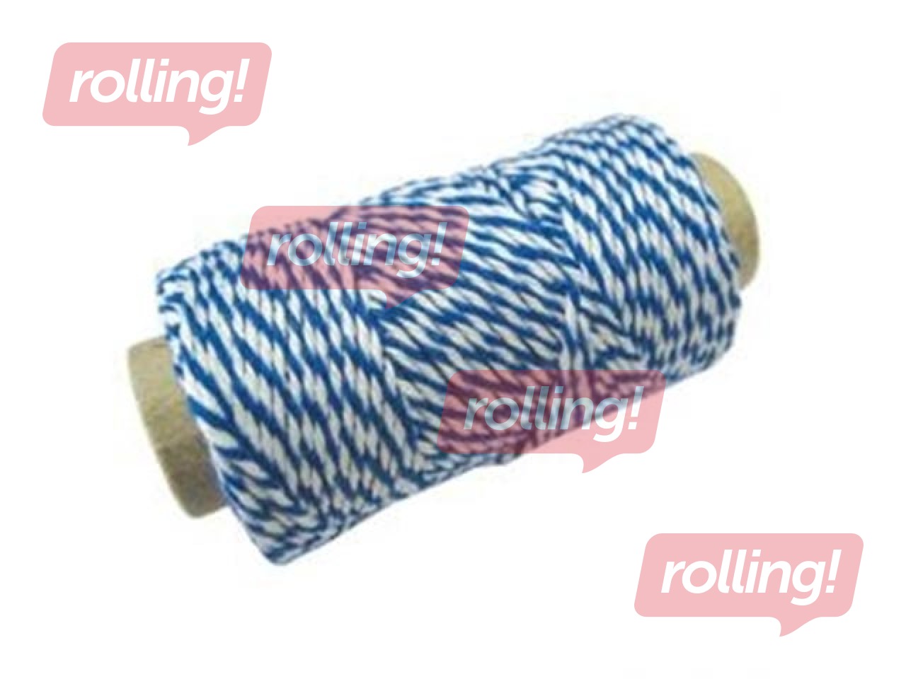 Notaries cotoon, blue/white, 35m