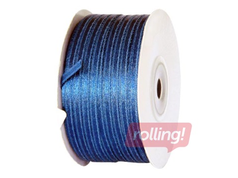 Архивная лента, синяя, 3мм x 136м