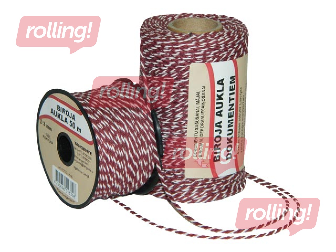 Cotton cord, twisted, 1.8mm - 50m