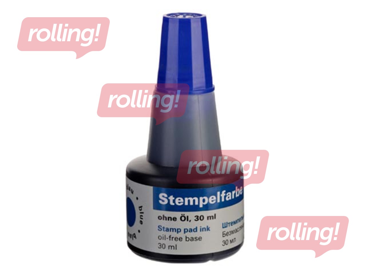 Templipadja täitetint Office Point, sinine, 30ml