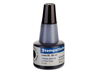 Zīmogu tinte Office Point, melna, 30ml
