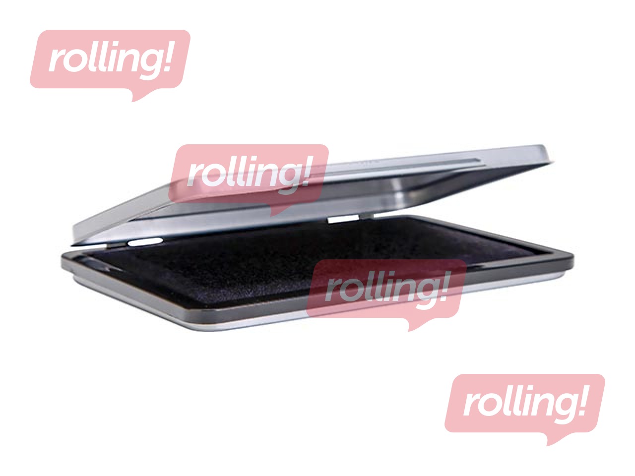 Zīmogspilventiņš Office Point, 110x70mm, melns