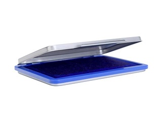 Stamp pad Office Point, blue ink, 117x70mm