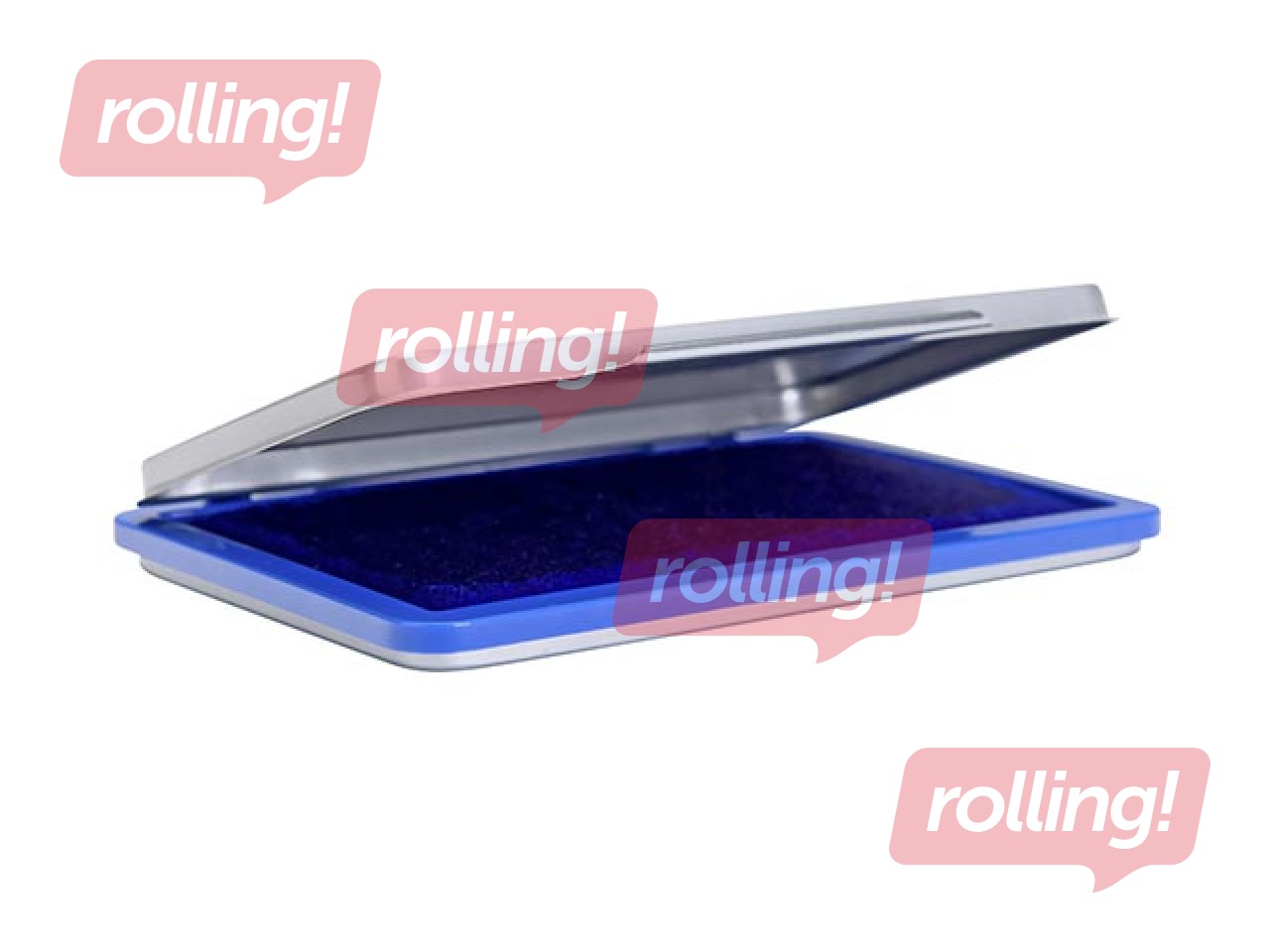 Zīmogspilventiņš Office Point, zils, 110x70mm