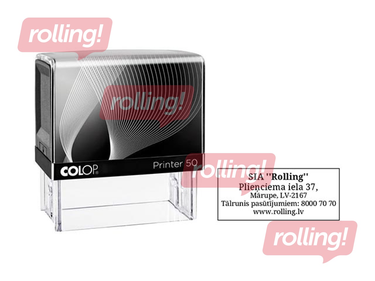 Zīmogs pēc pasūtījuma, Printer 50
