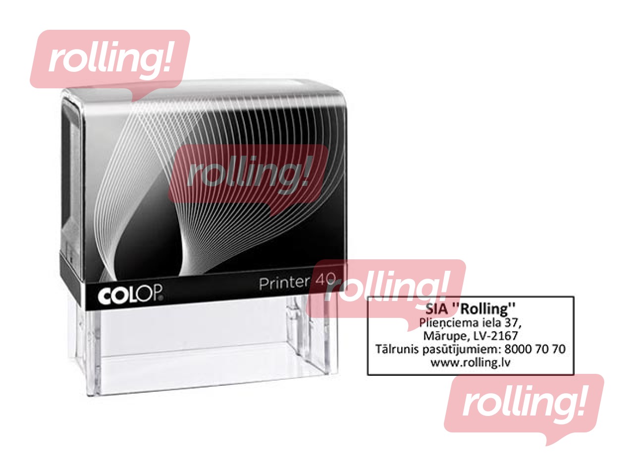 Custom stamp, Printer 40