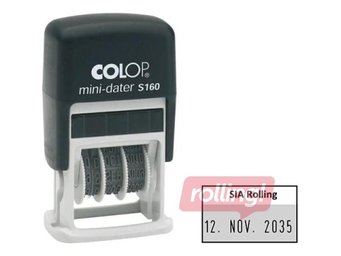 Custom stamp, Printer Mini-Dater S160