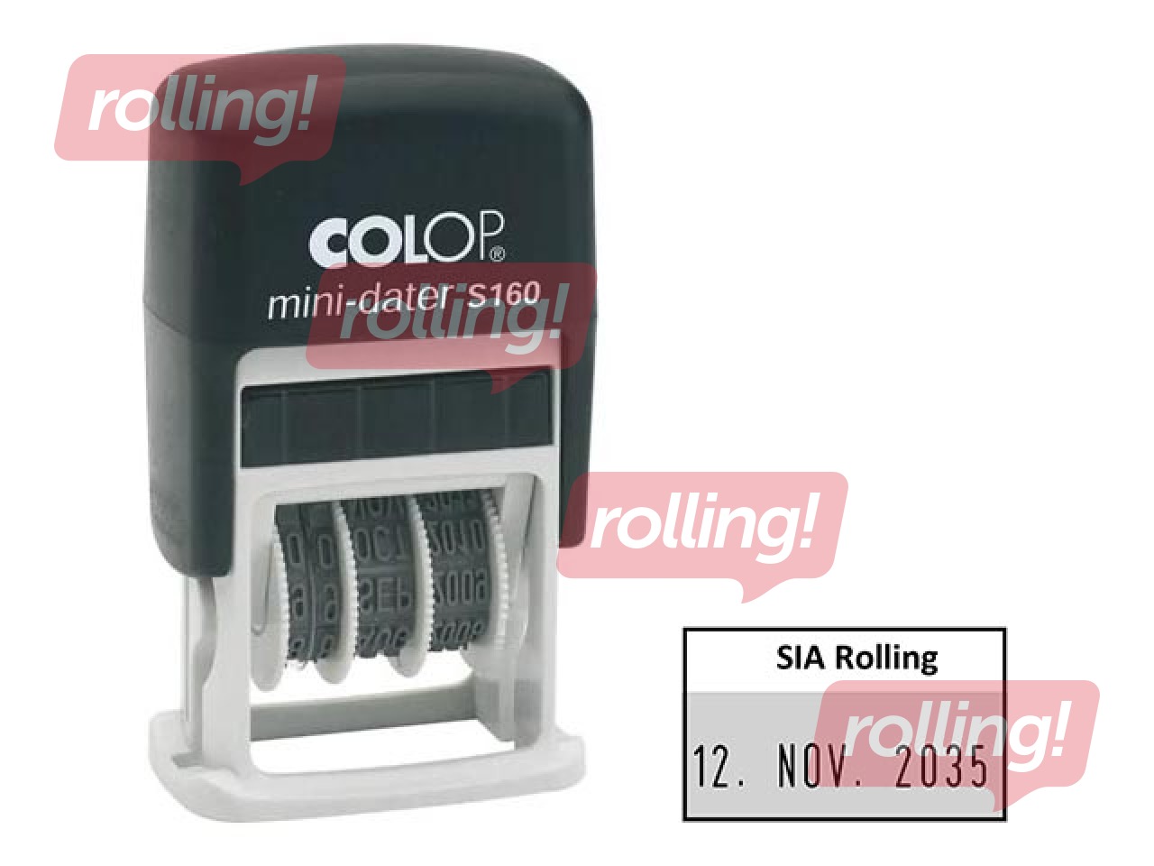 Custom stamp, Printer Mini-Dater S160