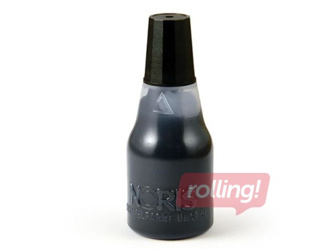 Zīmogu tinte Noris, melna, 25ml