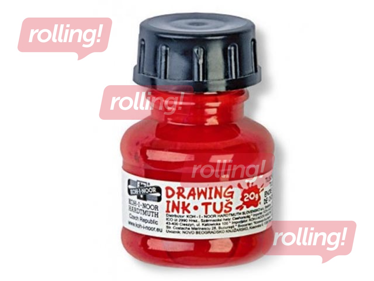 Koh-i-Noor tint, punane, 20ml