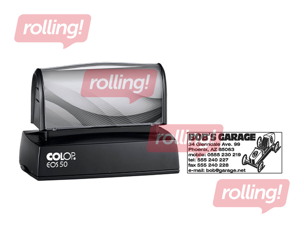 Zīmogs pēc pasūtījuma, EOS 50