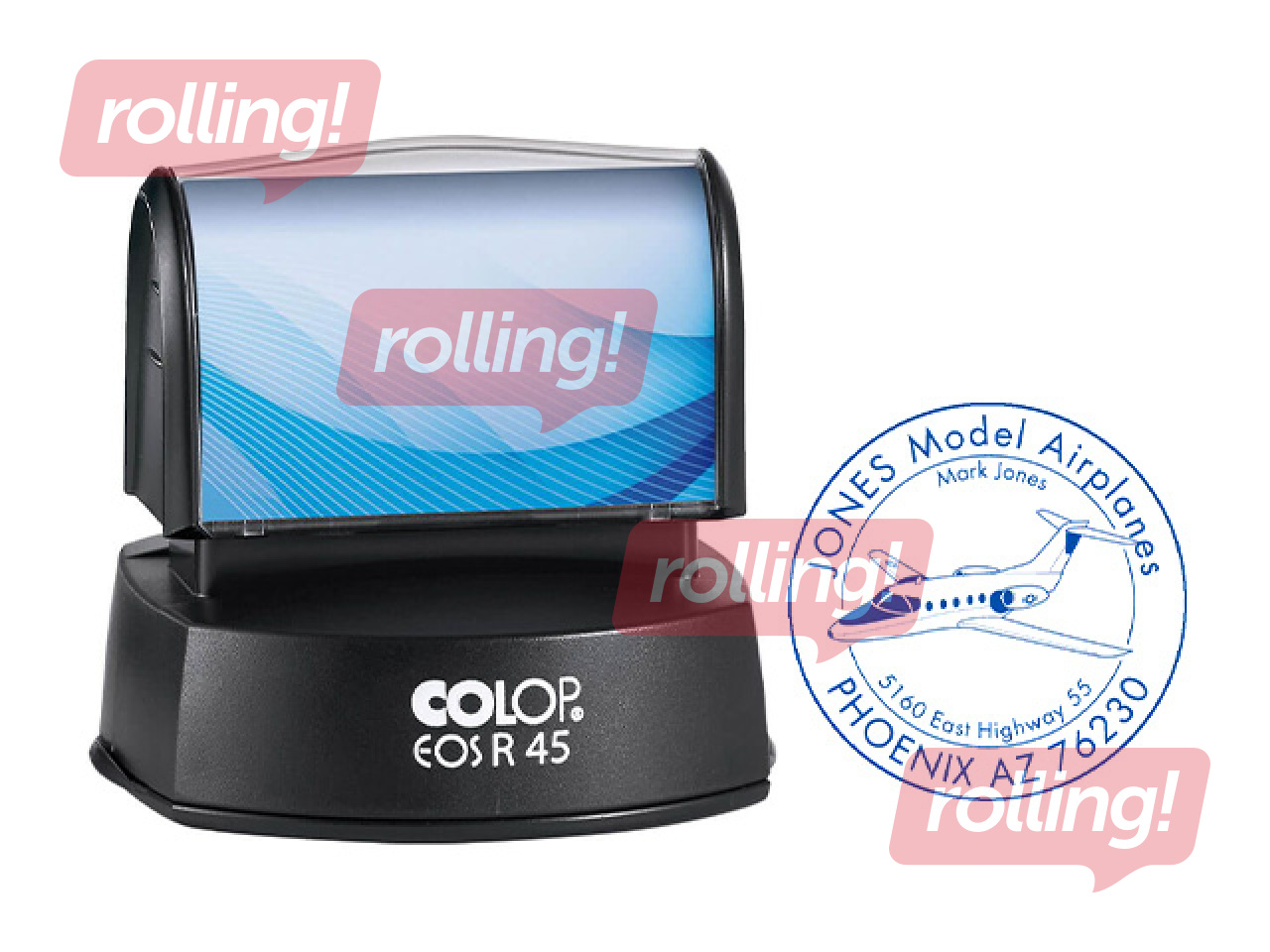 Zīmogs pēc pasūtījuma EOS Printer R45